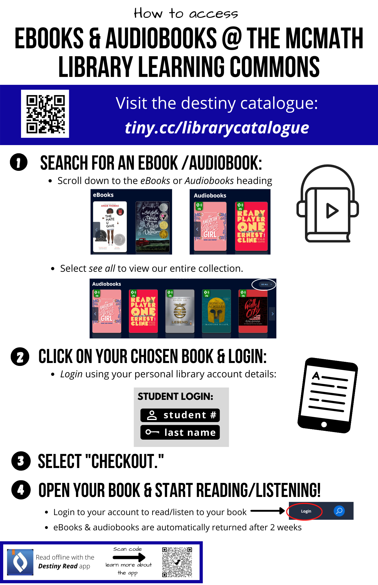 ebook & Audiobook instructions