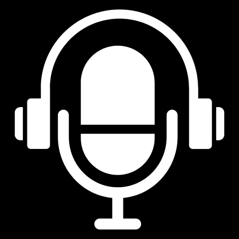Podcasting mic logo