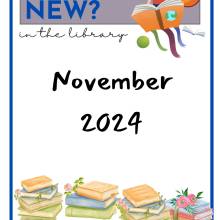 November 2024 New Books